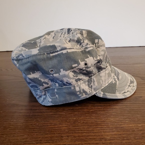 Vintage AIR FORCE DIGITAL CAMO UTILITY CAP‎ Unisex SIZE 22" - Picture 4 of 10